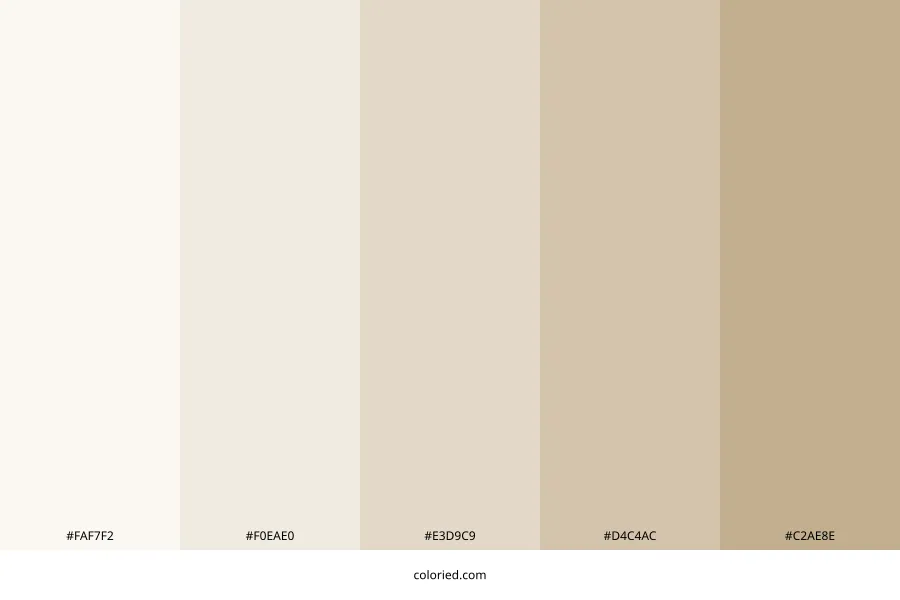 Light Neutral Color Palette