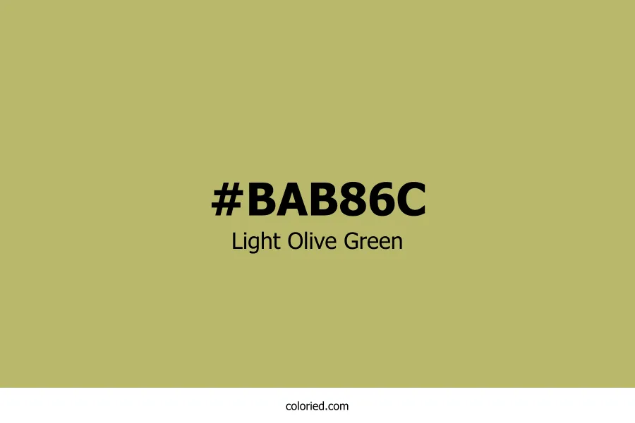 Light Olive Green Color Hex Code