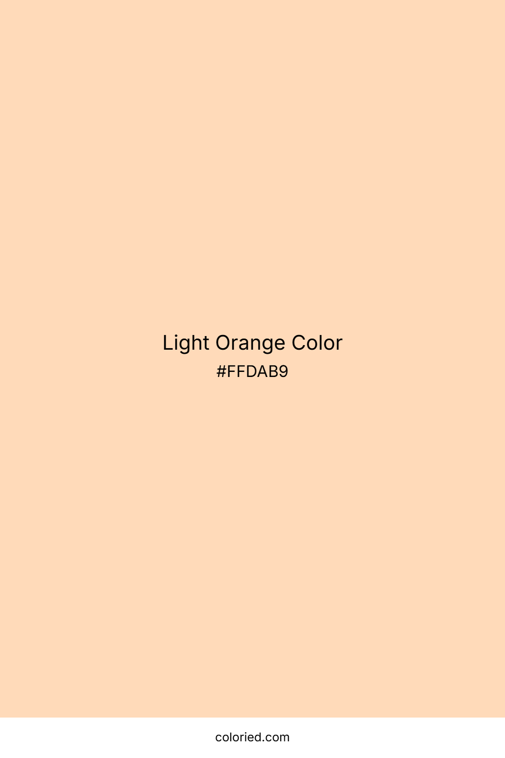 Light Orange Color