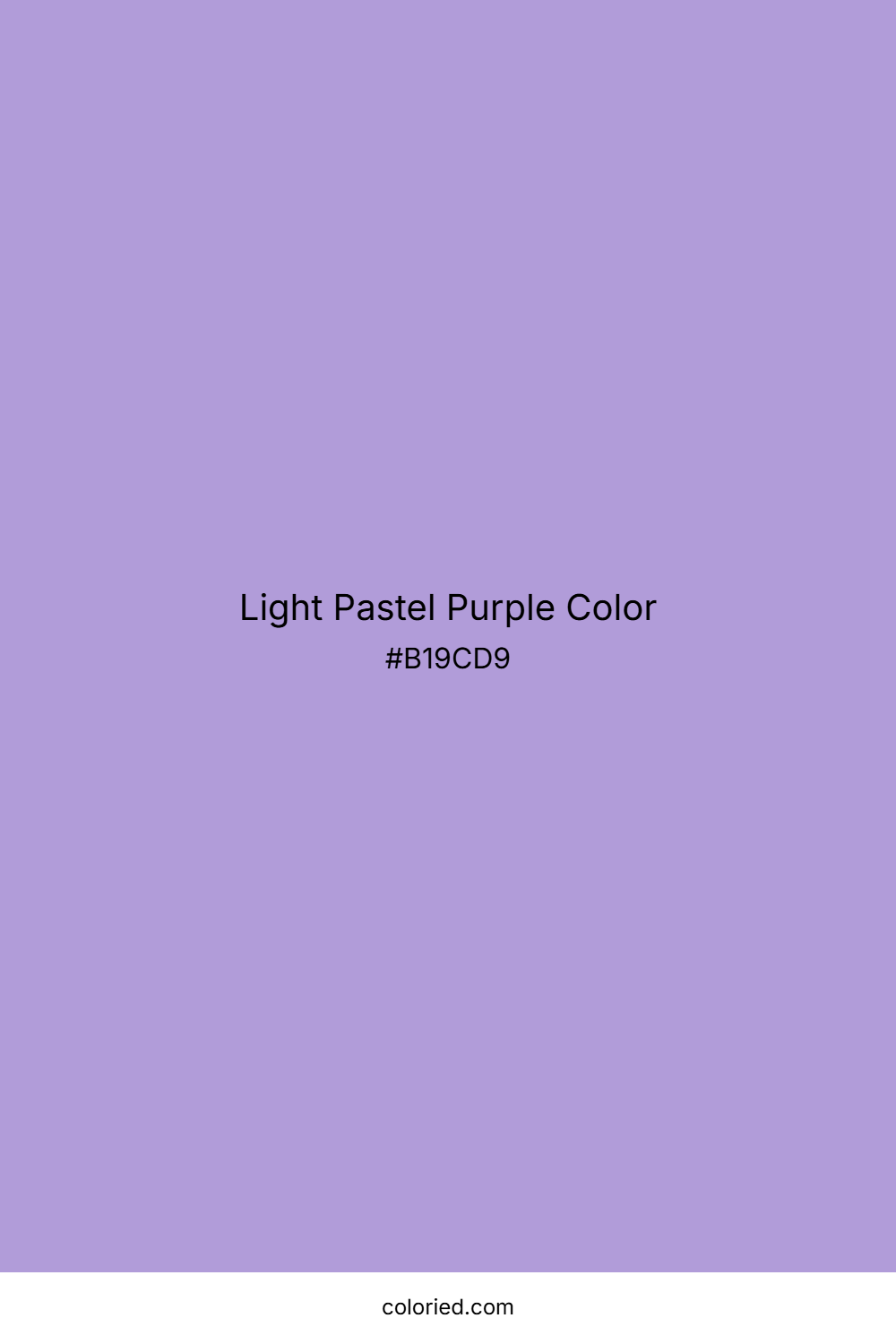 Light Pastel Purple Color
