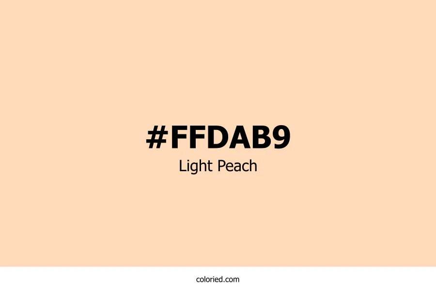 Light Peach Color