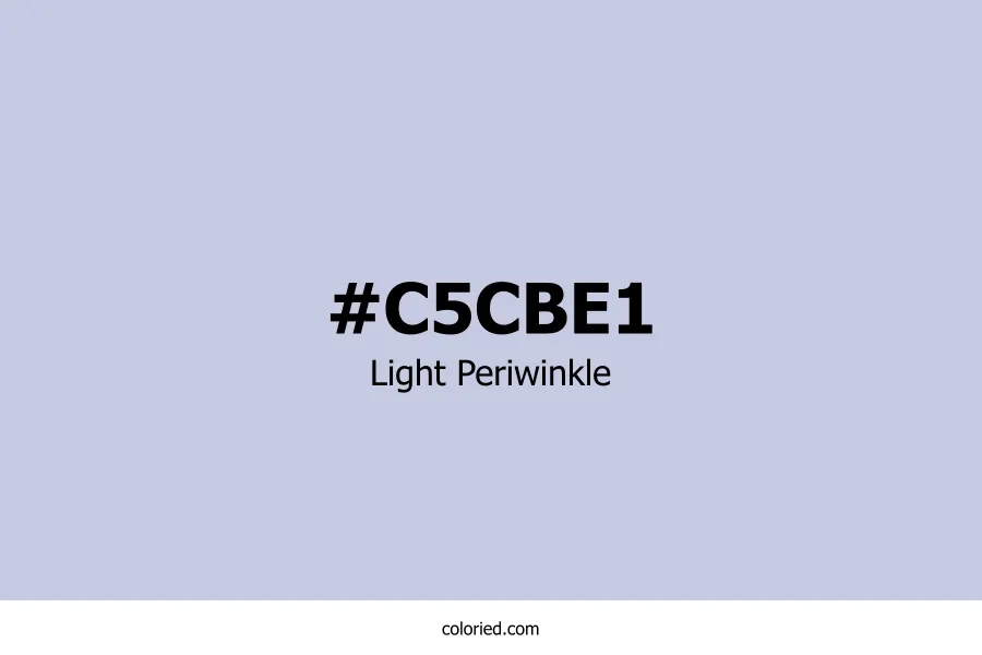 Light Periwinkle Color Hex Code