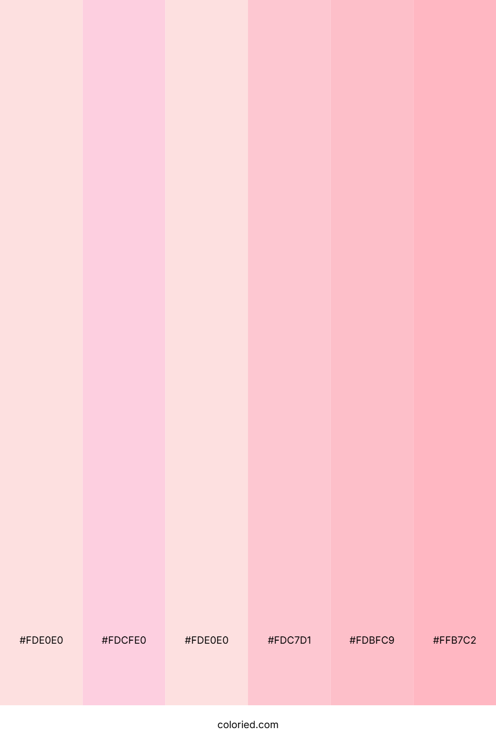 Light Pink and Soft Pink Color Palette