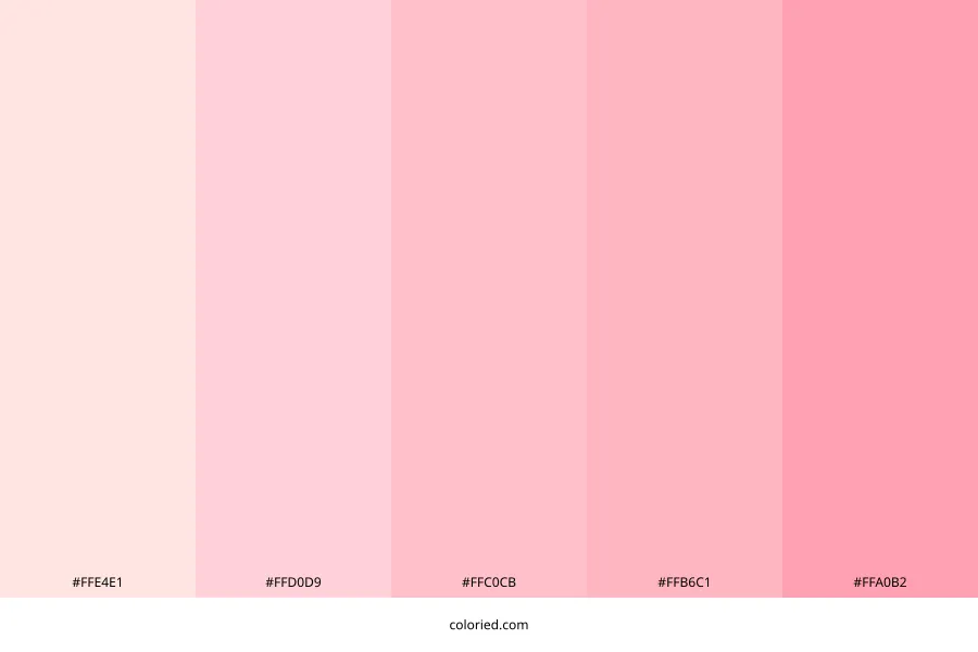 Light Pink Color Palette