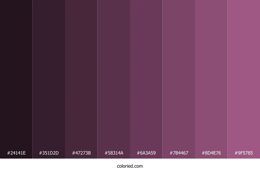 Light Plum Color Shades