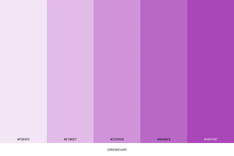 Light Purple Color Palette