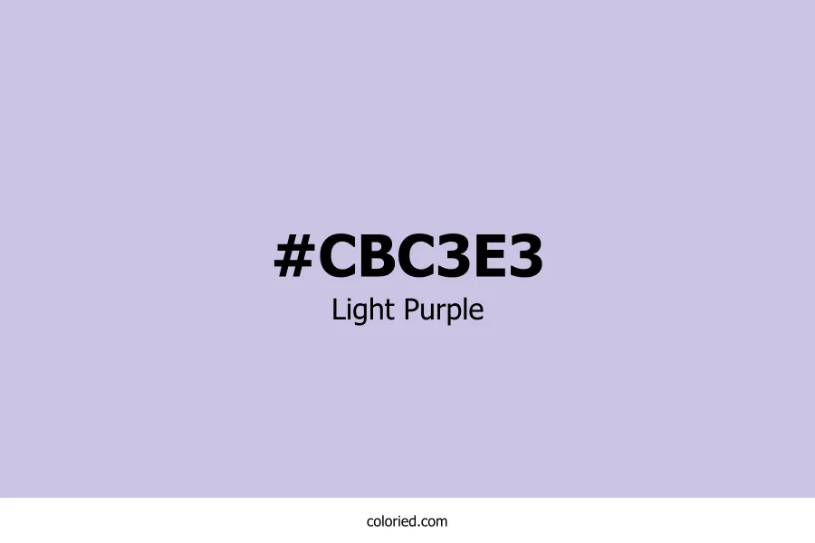 Light Purple Color Hex Code
