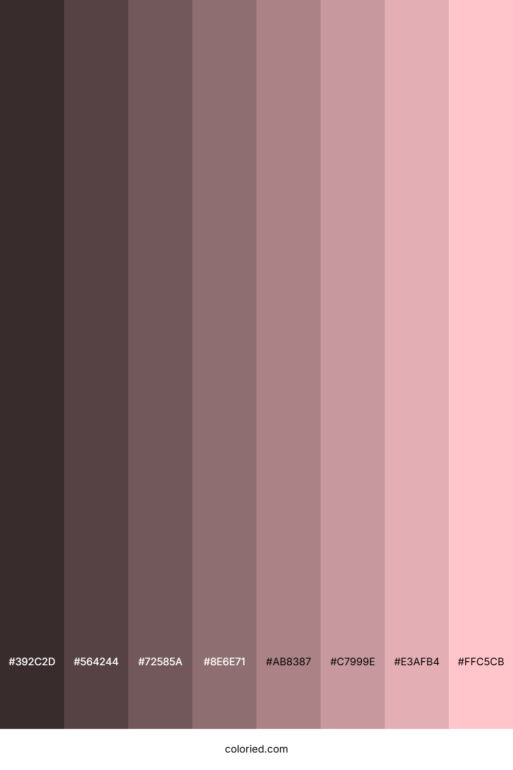 Light Rose Color Shades