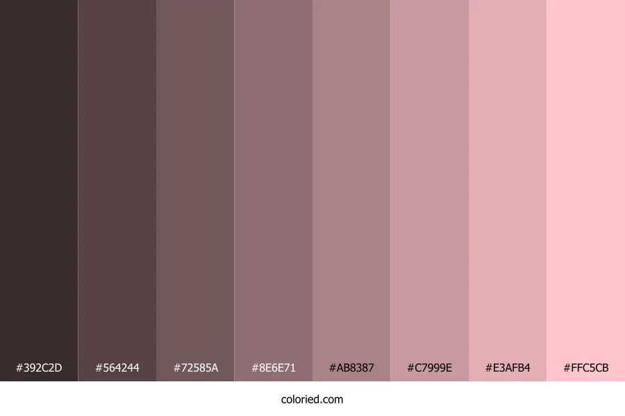Light Rose Color Shades