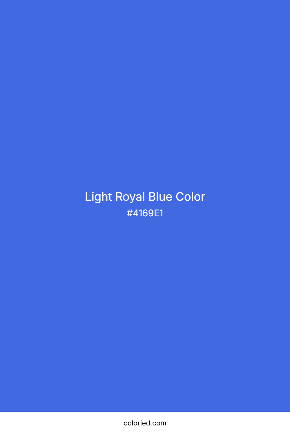 Light Royal Blue Color