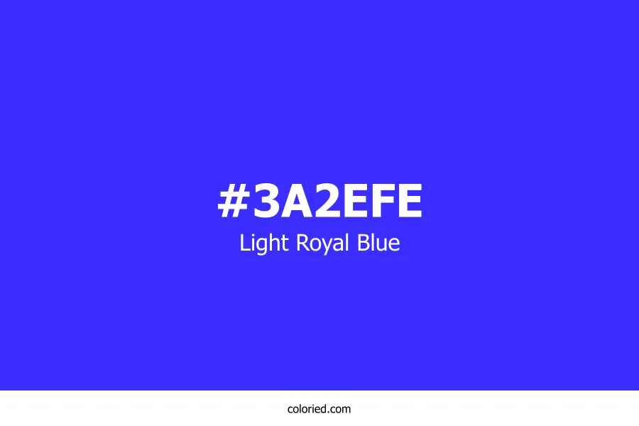 Light Royal Blue Color