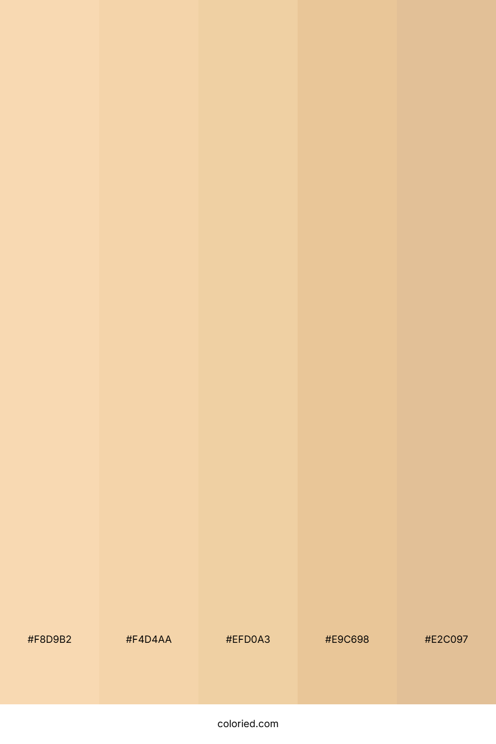 Light Sand and Warm Sand Color Palette