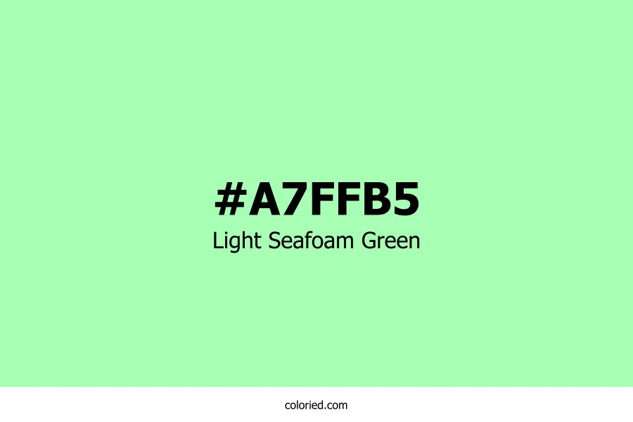 Light Seafoam Green Color