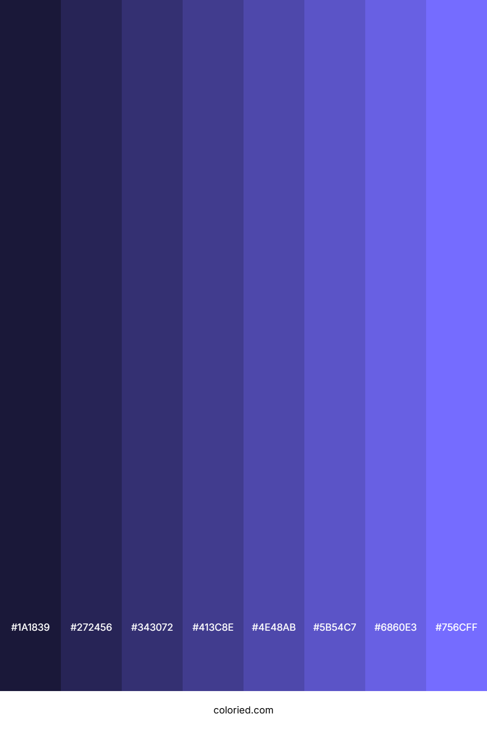 Light Slate Blue Color Shades