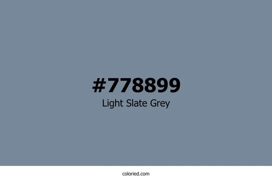 Light Slate Grey Color