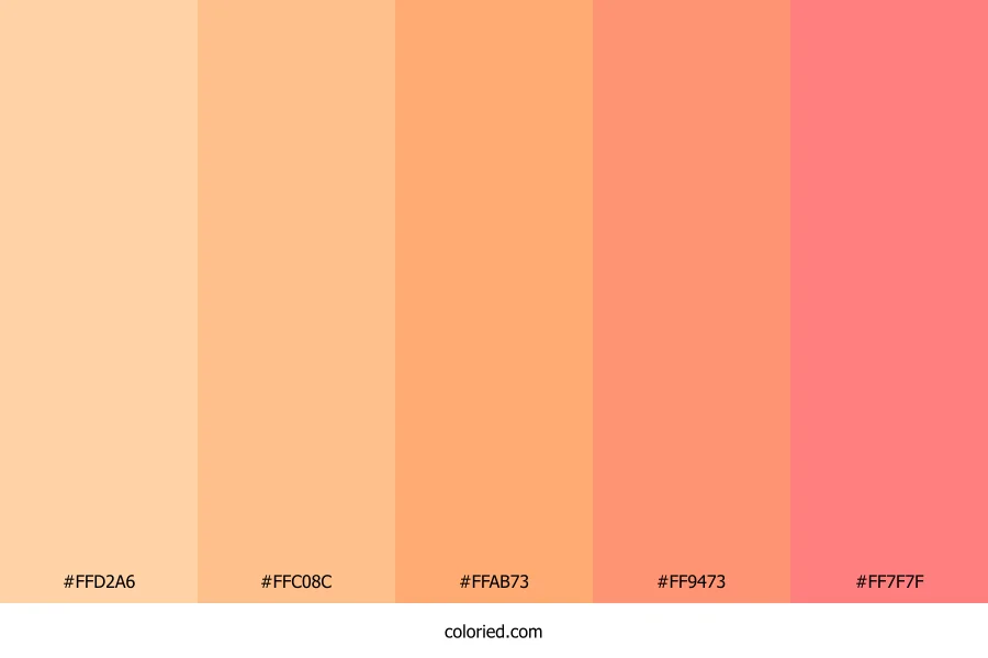 Light Sunset Color Palette