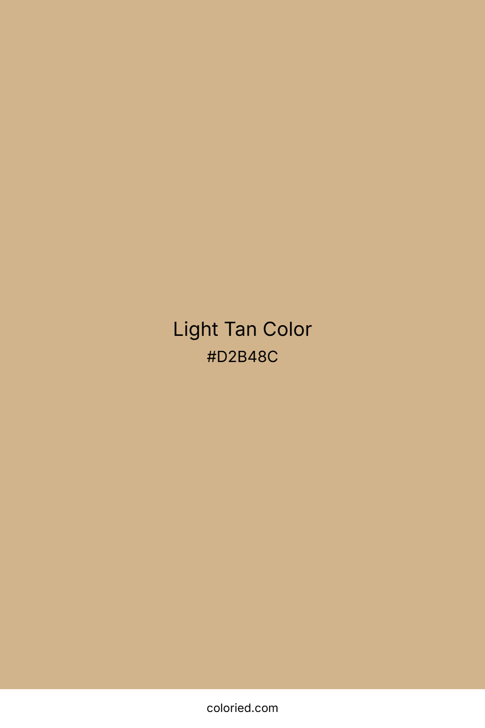 Light Tan Color