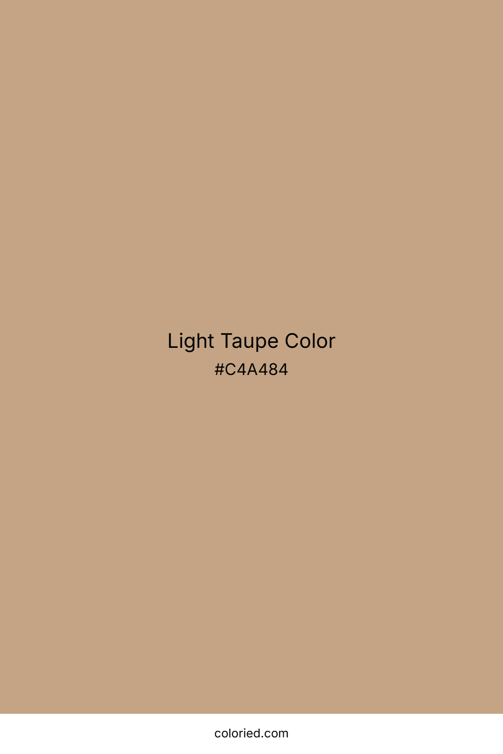 Light Taupe Color
