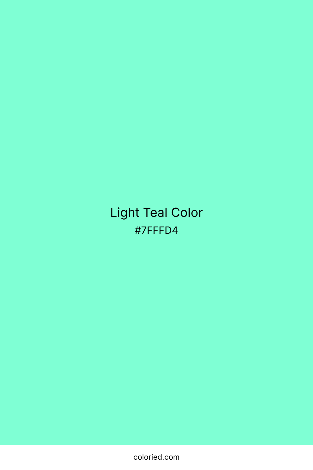 Light Teal Color
