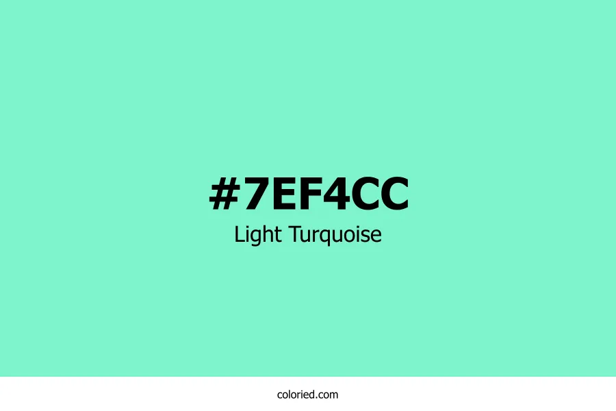 Light Turquoise Color