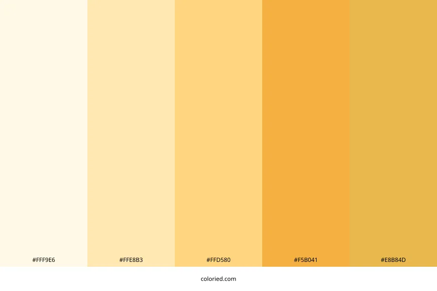 Light Warm Spring Color Palette