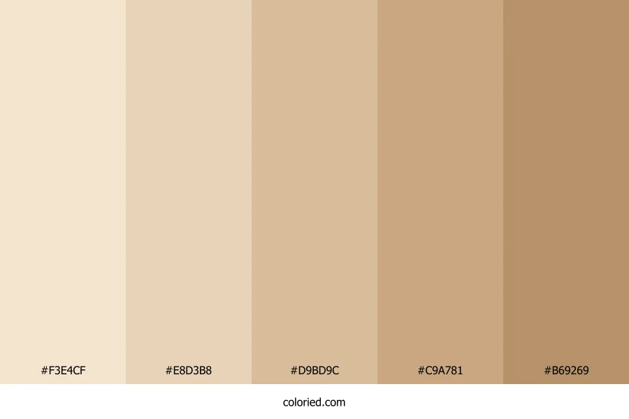 Light Wood Color Palette