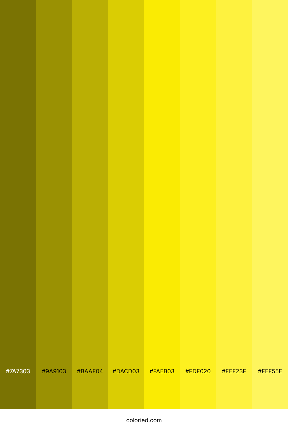 Light Yellow Shades