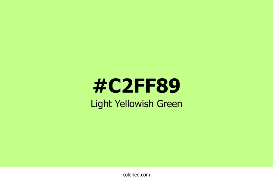 Light Yellowish Green Color