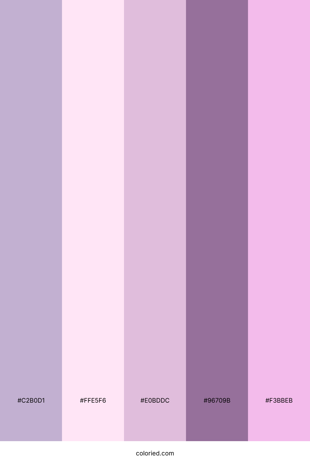 Lilac and Lavender Color Palette
