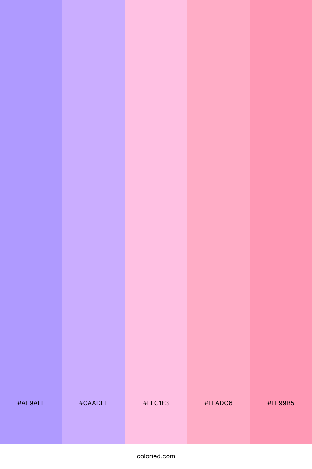 Lilac Blush Fantasy Color Palette