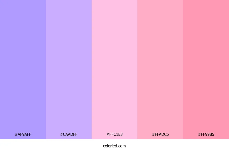 Lilac Blush Fantasy Color Palette