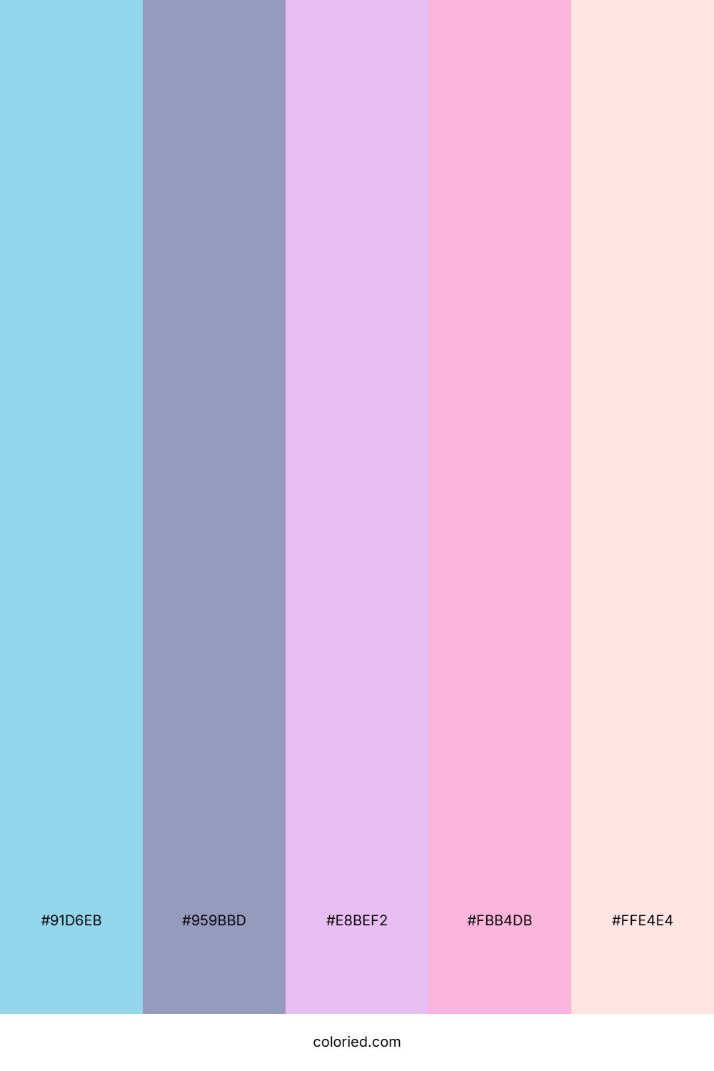Lilac Cloud Bloom Color Palette