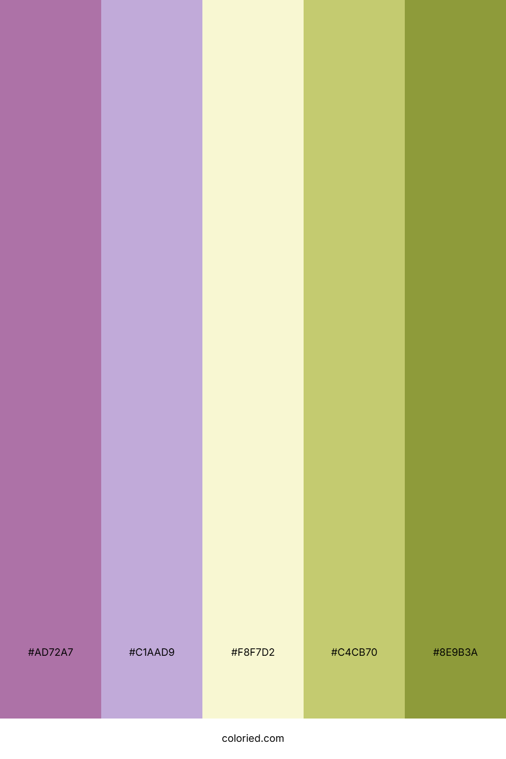 Lilac Meadow Spring Color Palette