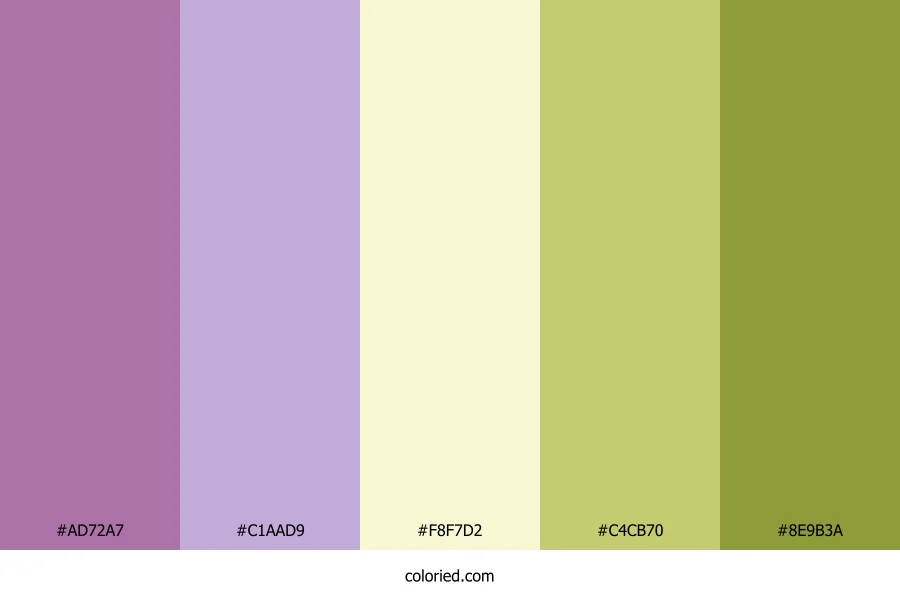 Lilac Meadow Spring Color Palette