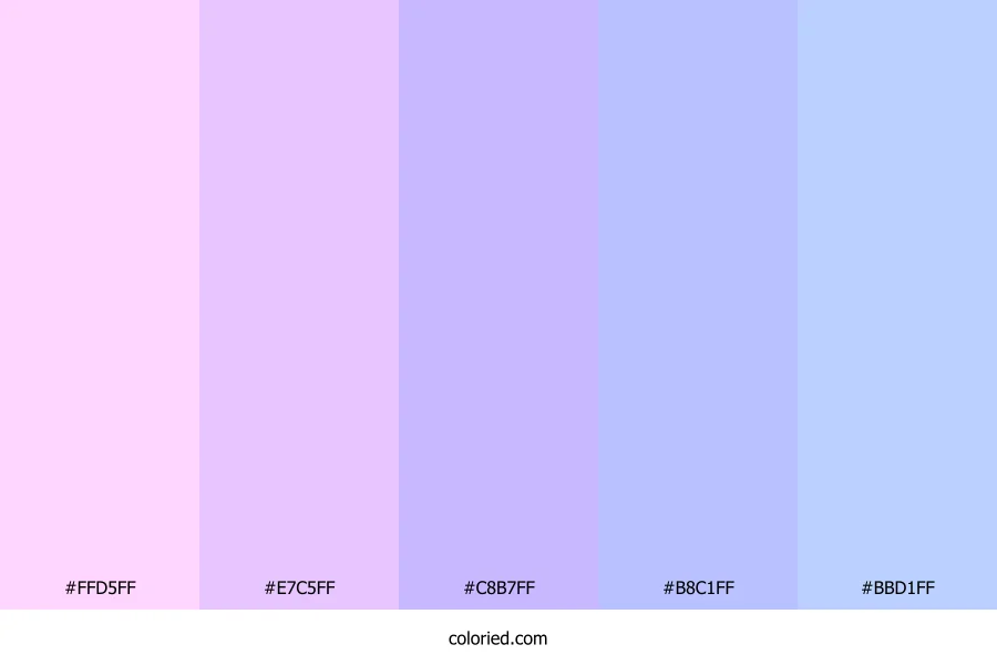 Lilac Sky Drift Color Palette