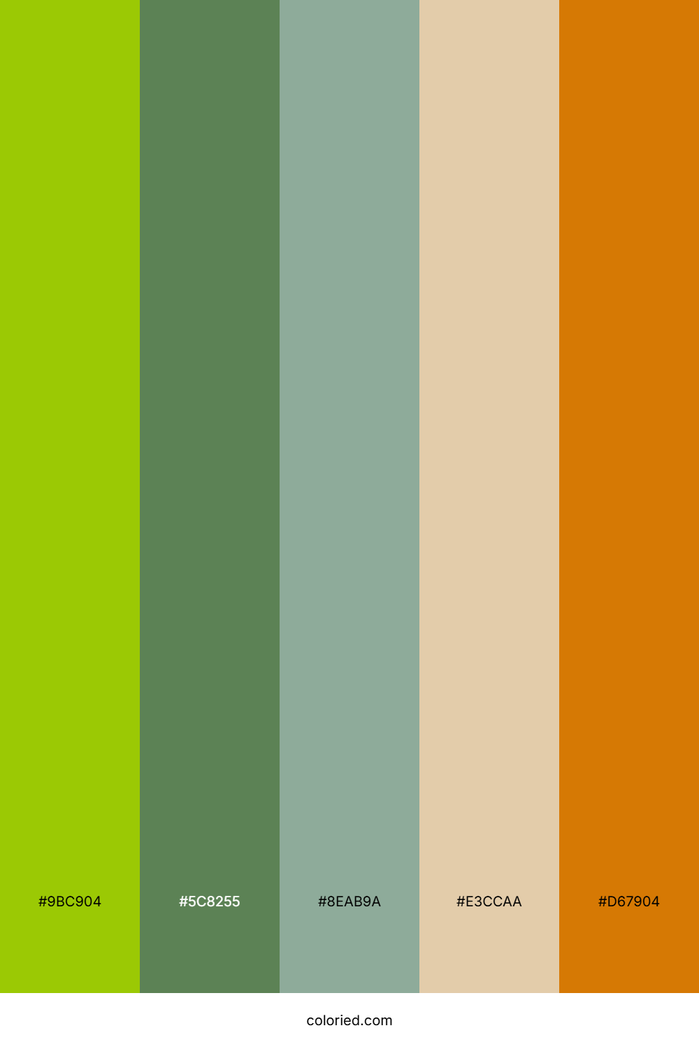 Lime Forest Mist Palette