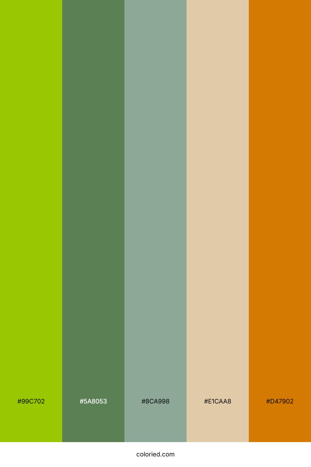 Lime Forest Sage Palette
