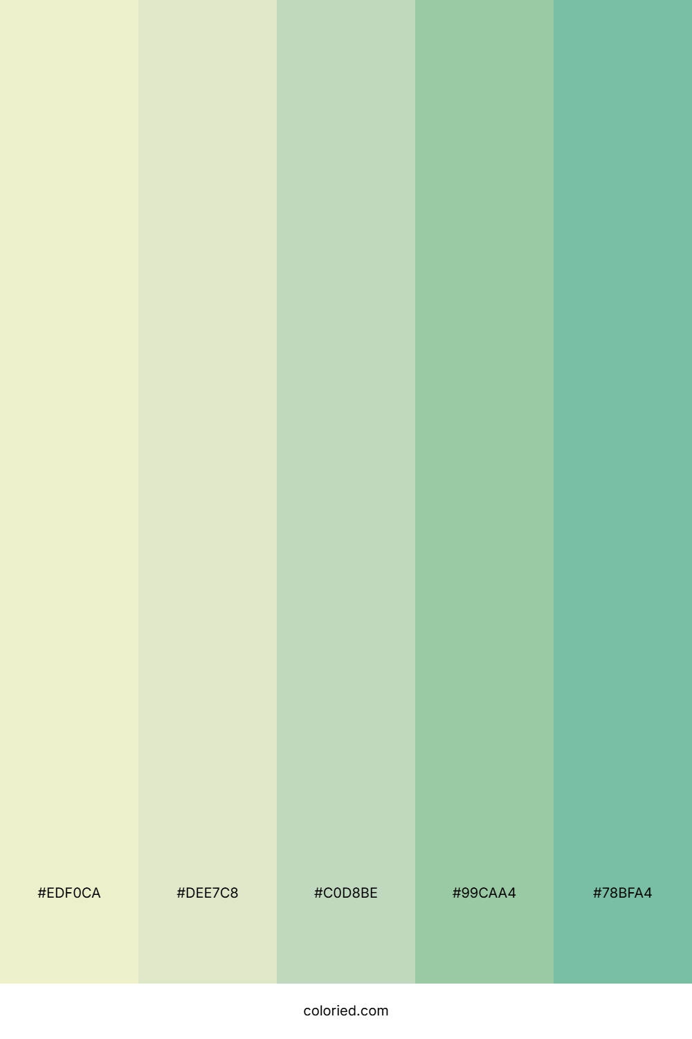 Lime Mint Garden Palette