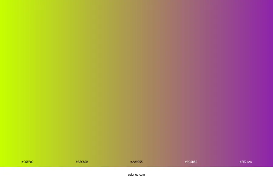 Lime to Purple Gradient