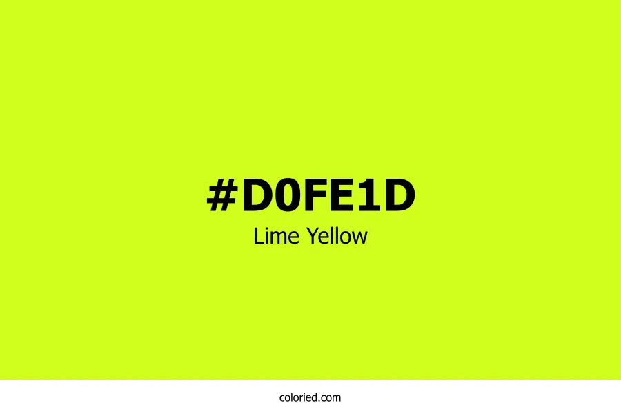 Lime Yellow Color