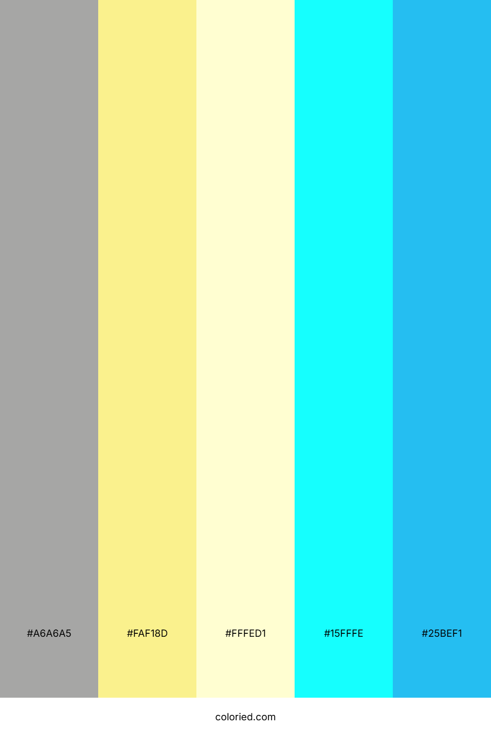 Luminous Silver Sky Color Palette