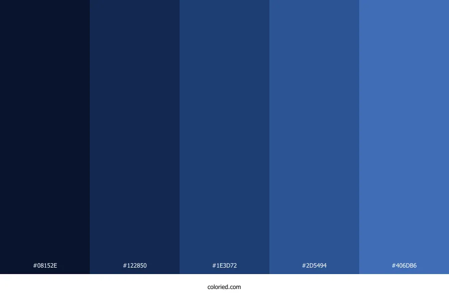 Luxury Blue Color Palette