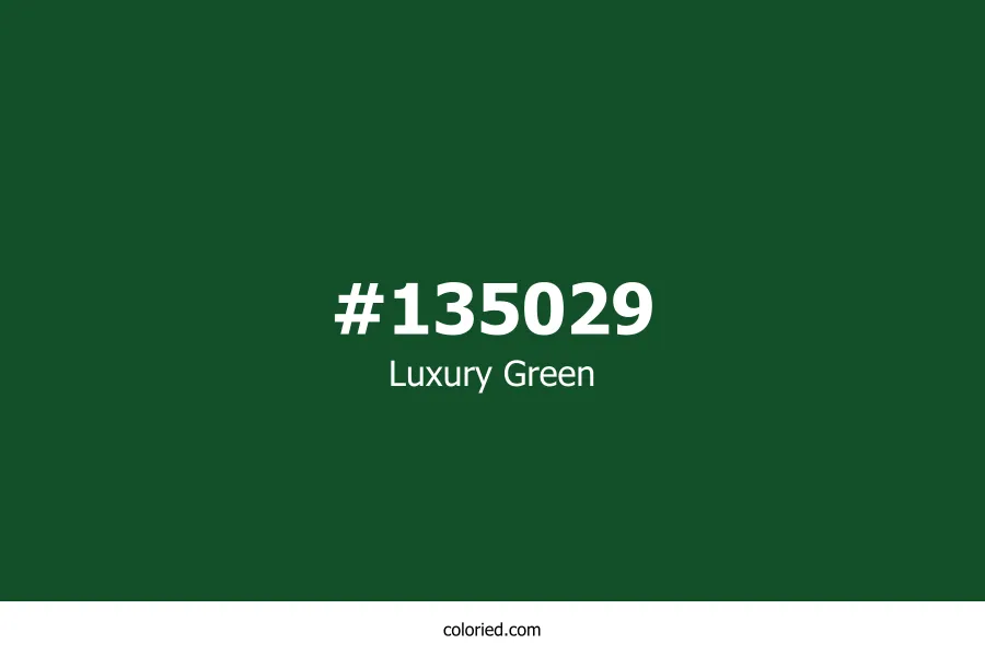 Luxury Green Color
