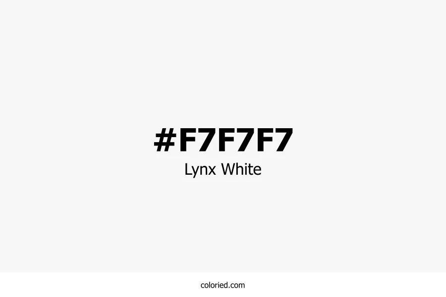 Lynx White Color