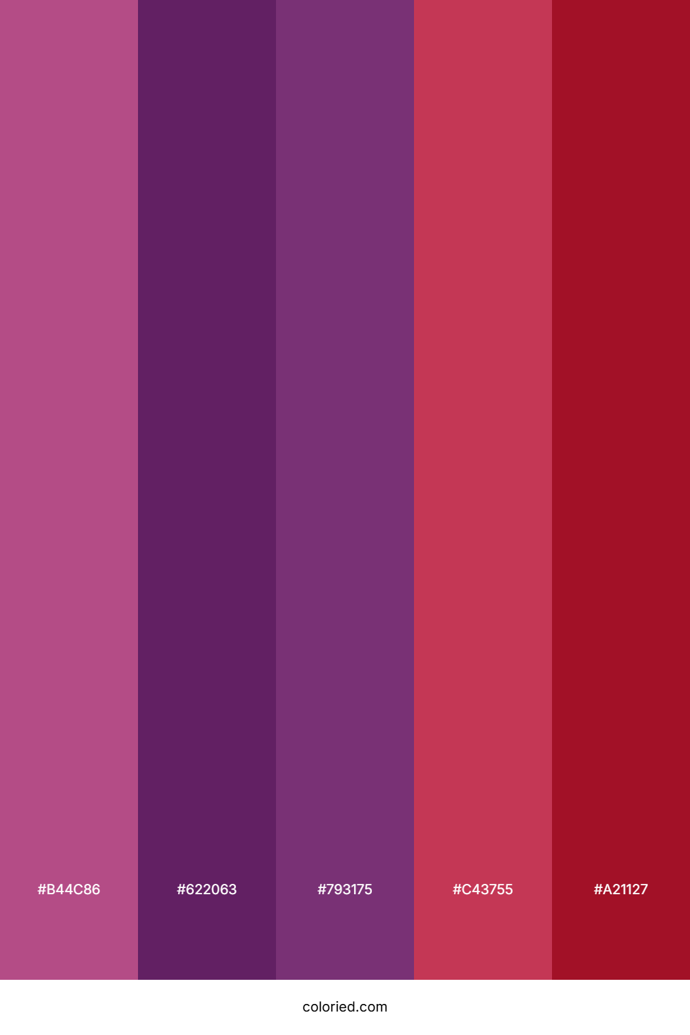 Magenta And Crimson Color Palette