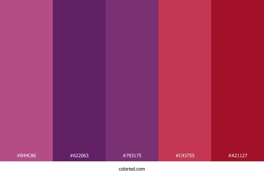 Magenta and Crimson Color Palette