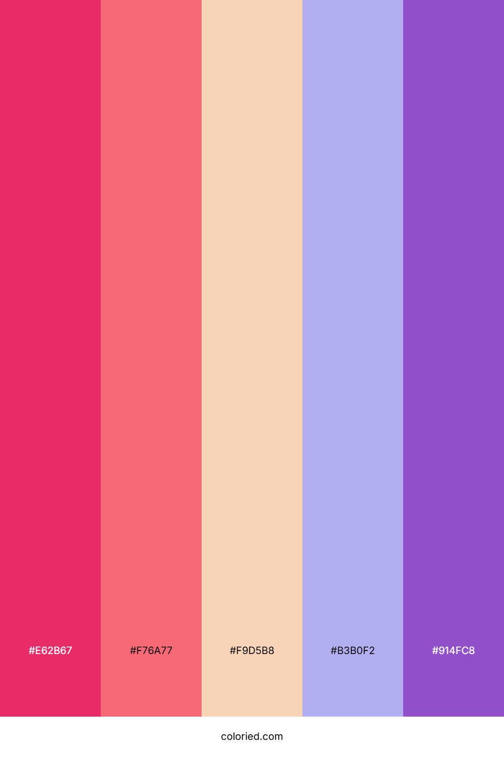 Magenta Coral Cloud Palette
