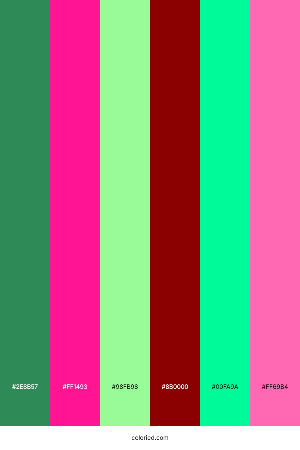 Magenta Forest Pulse Color Palette