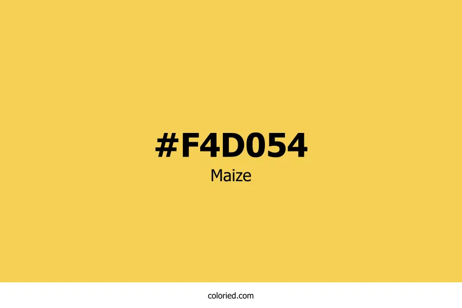 Maize Color Hex Code