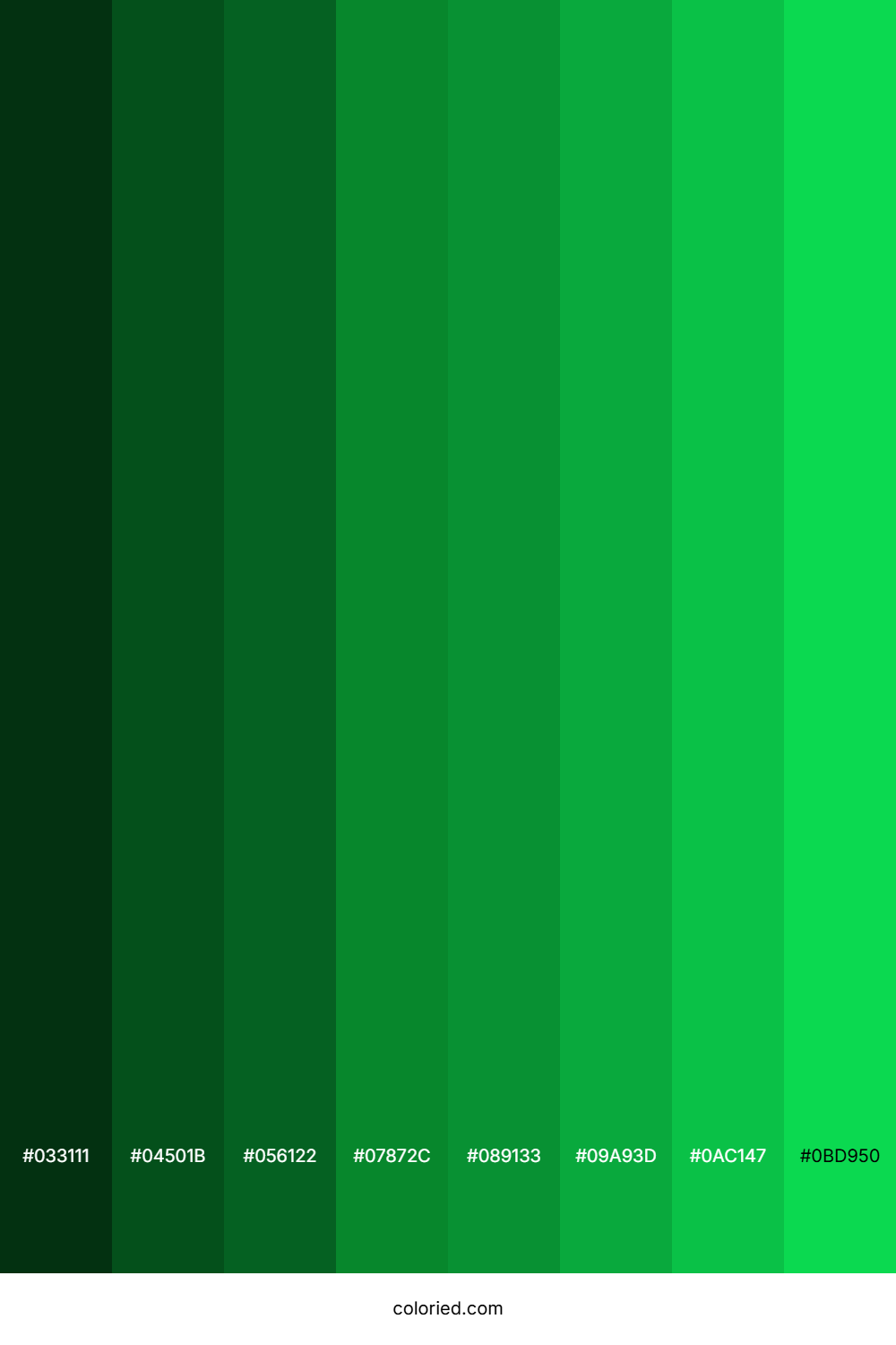 Malachite Color Shades